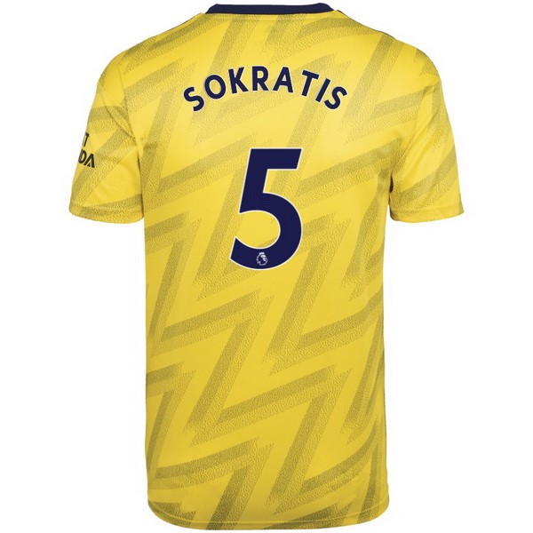 Camiseta Arsenal NO.5 Sokratis 2ª 2019/20 Amarillo